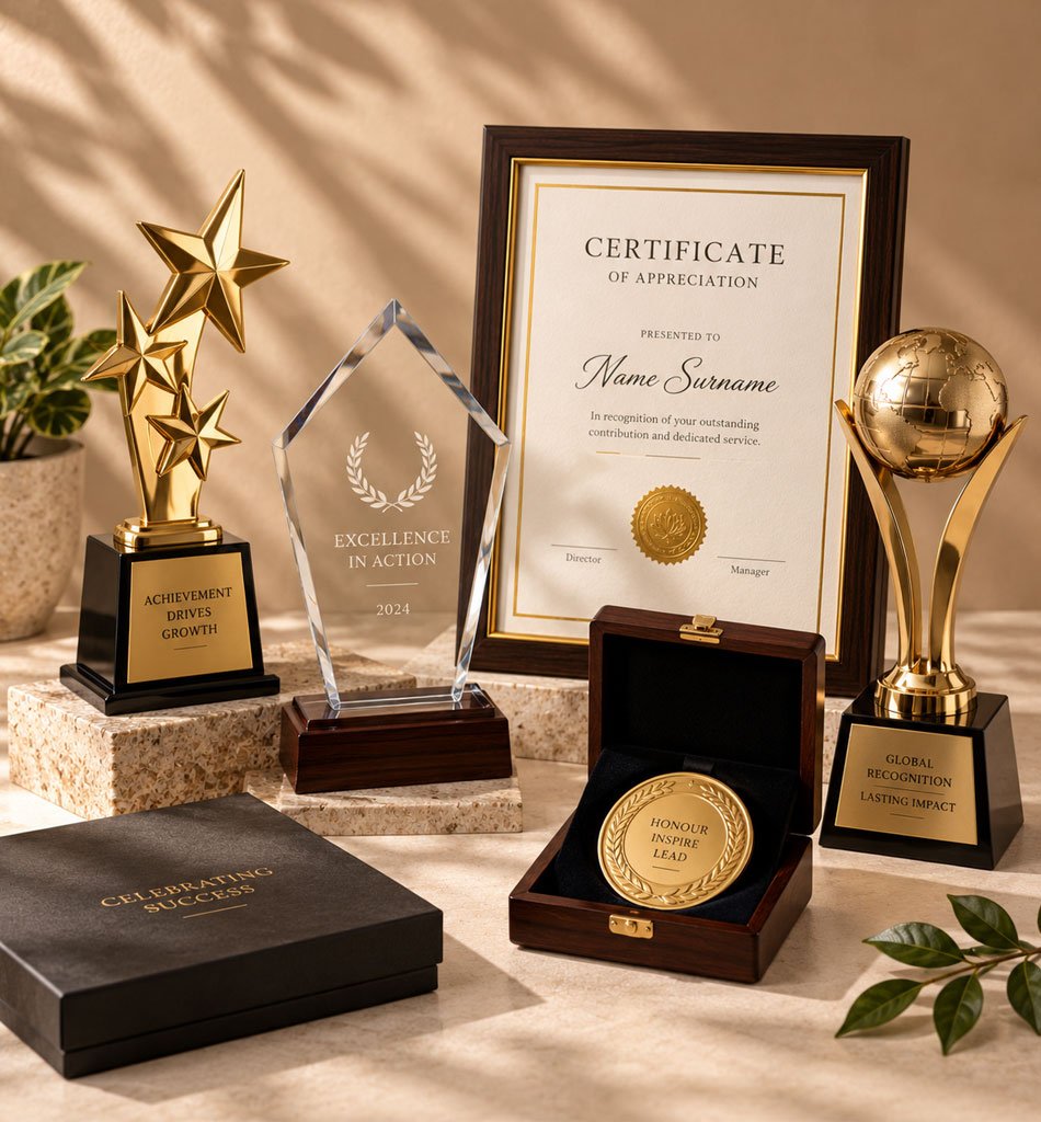 Certificates & Trophies