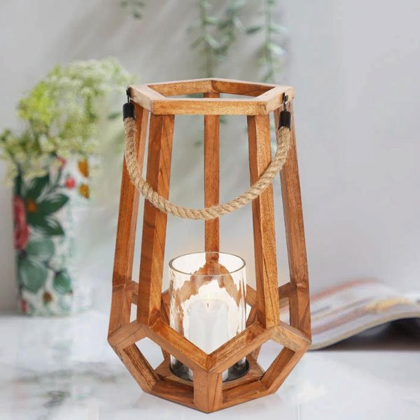Wooden Christmas Lantern